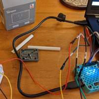The flashing setup